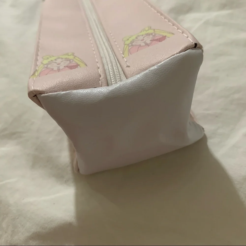 Sailor Moon Pink Zip Milk Carton Shaped Pencil Pouch/ Cosmetic Bag